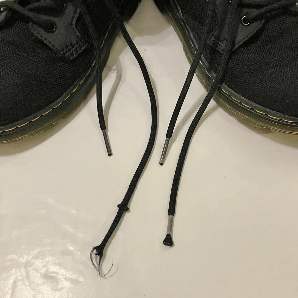 Dr. Martens Combs J Boots Black Big Kid Sz 3
